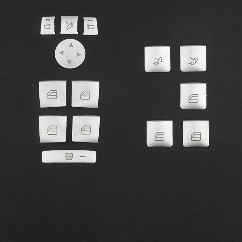 Button Switch Trim Accessories for Mercedes W204/W212 (2007–2013)