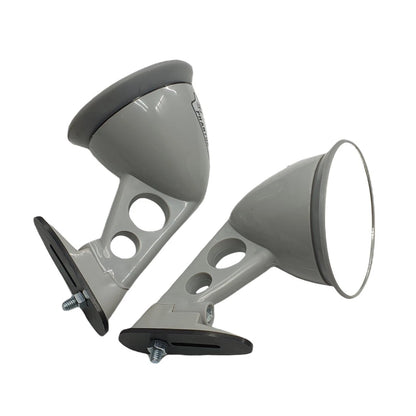 Universal Grey JDM Racing Bullet Side Mirror for Muscle Cars