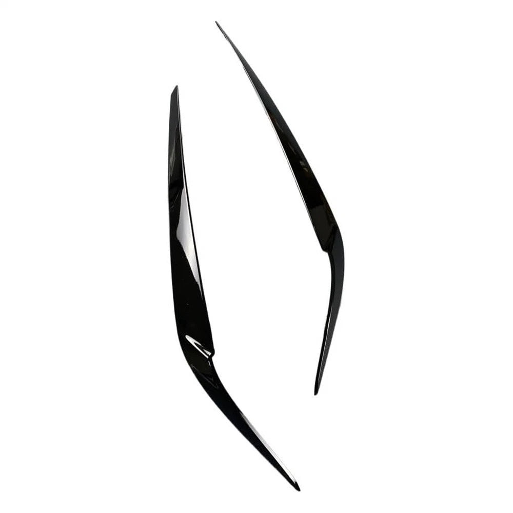 Gloss Black Headlight Eyelid Trim for BMW 5 Series G30 2017-2023