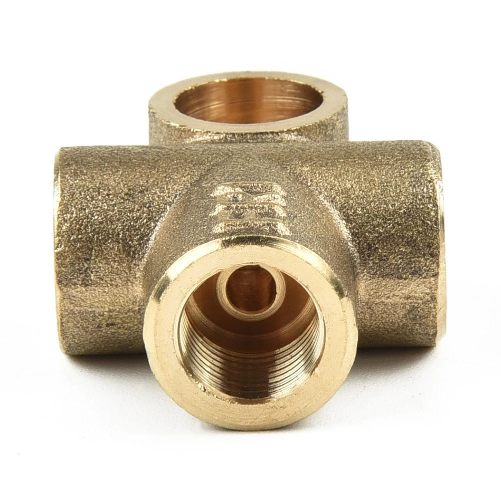 Brake Line Brass Fitting Connector Splitter M10x1 for Vehicle
