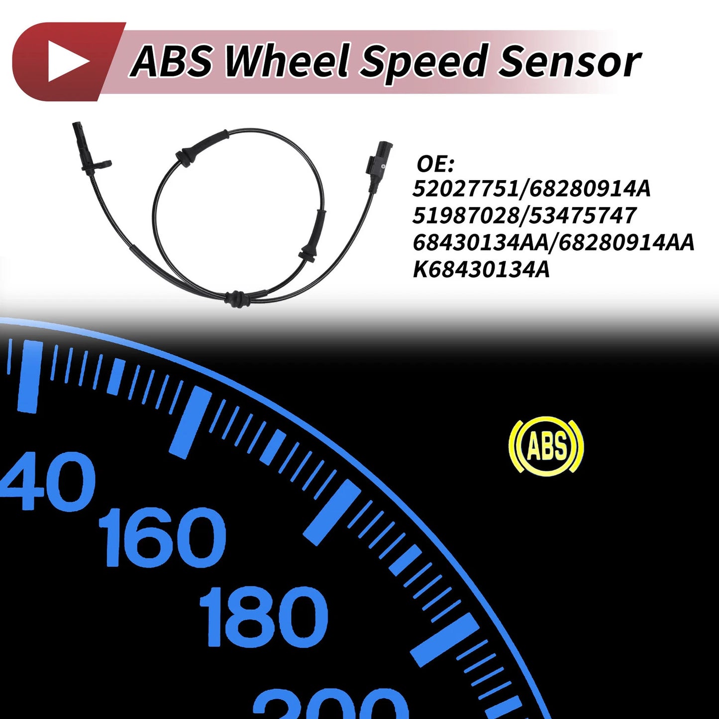ABS Wheel Speed Sensor for Jeep Compass (2017-2019)