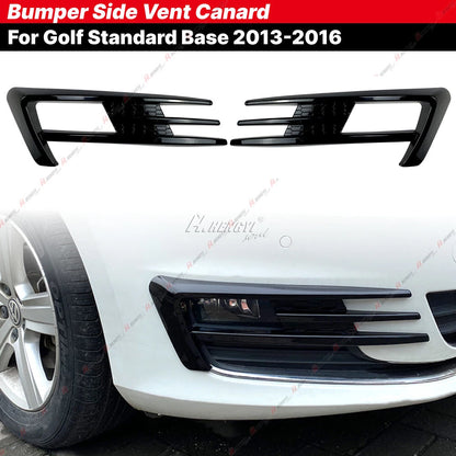 Front Bumper Side Vent Trim Canard for Golf TSI MK7 Base (2013–2016)
