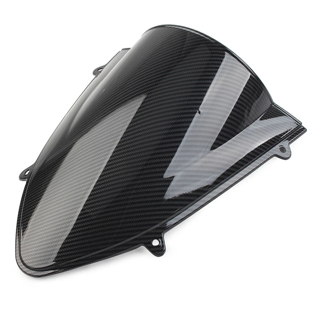 Windshield Screen for Kawasaki Ninja 250 250R EX250 (2008-2012) Carbon Fiber Black