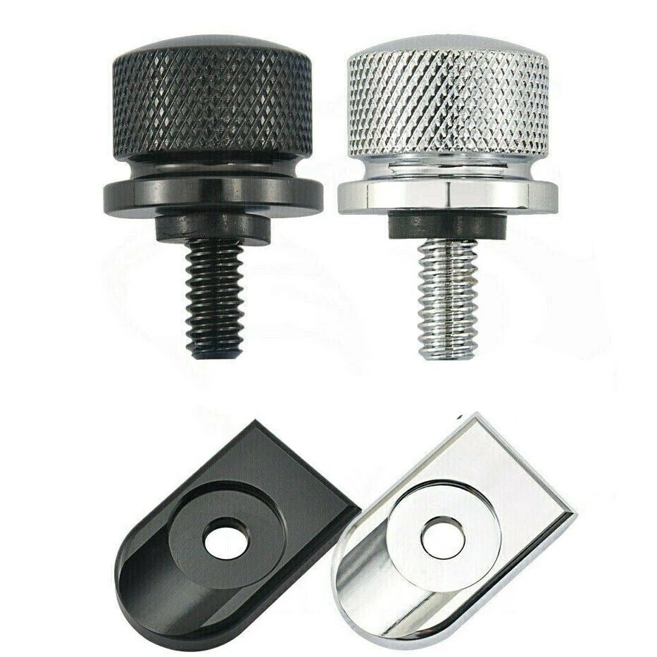 Aluminium Rear Fender Seat Screw Bolt Nut Cover Kit for Harley (1997-2023)