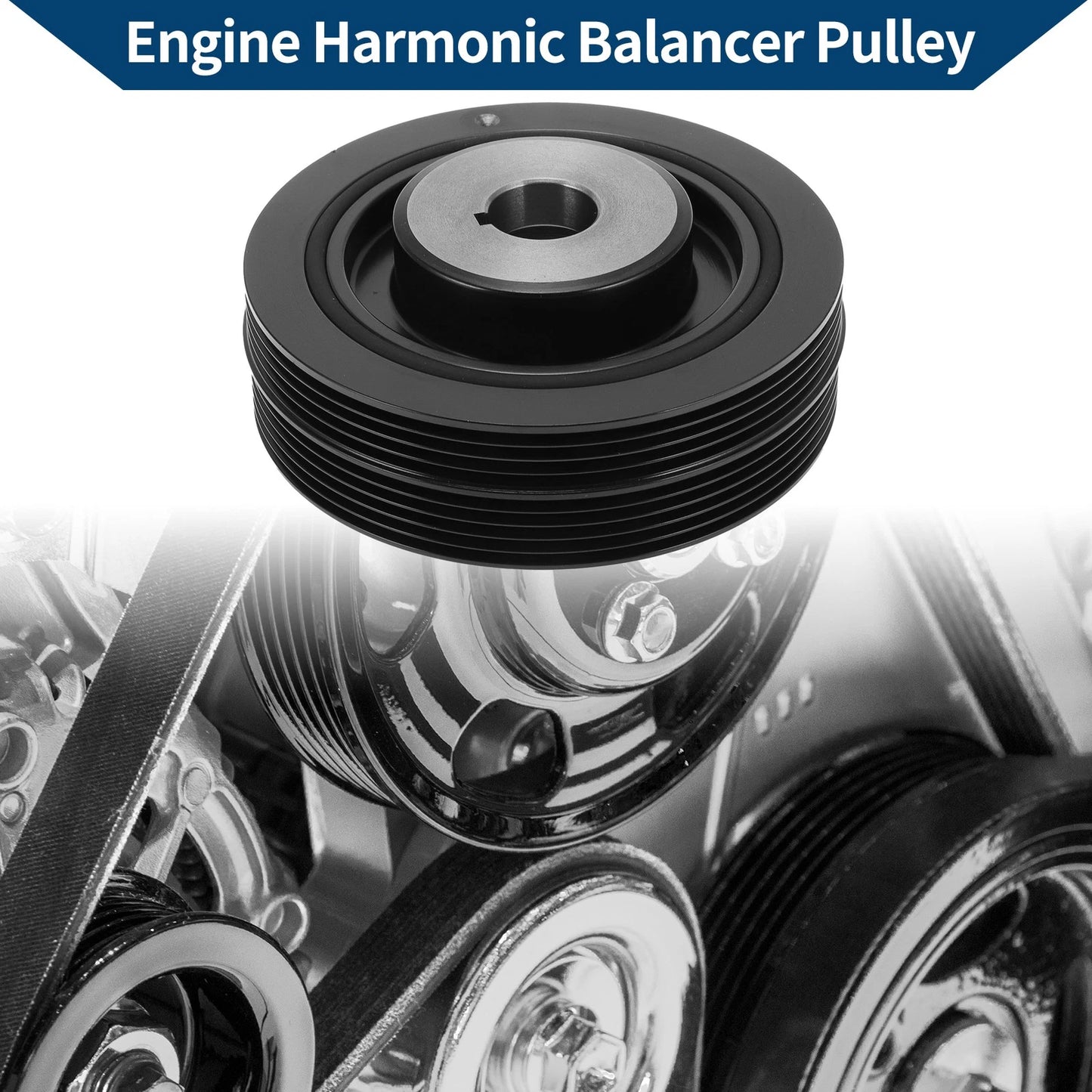 Harmonic Balancer Crank Pulley for Subaru Legacy (2000-2004)