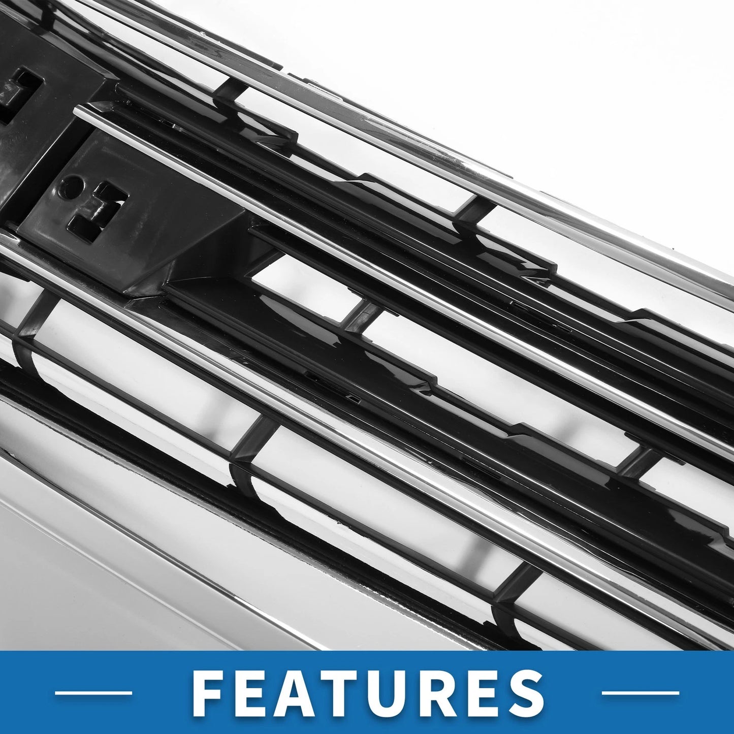 Front Upper Hood Bumper Grille for Chevrolet Impala (2014-2020) Black