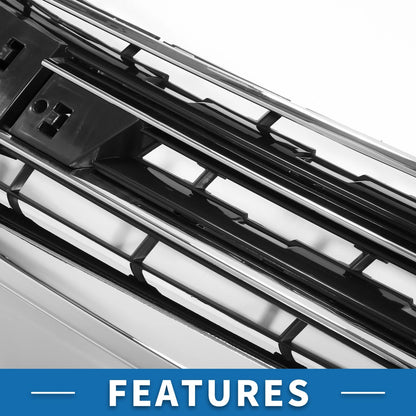Front Upper Hood Bumper Grille for Chevrolet Impala (2014-2020) Black