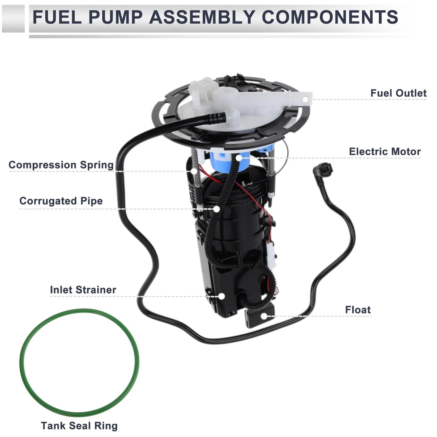 Fuel Pump Assembly 2.4L for Chevrolet Malibu & Pontiac G6 (2009)