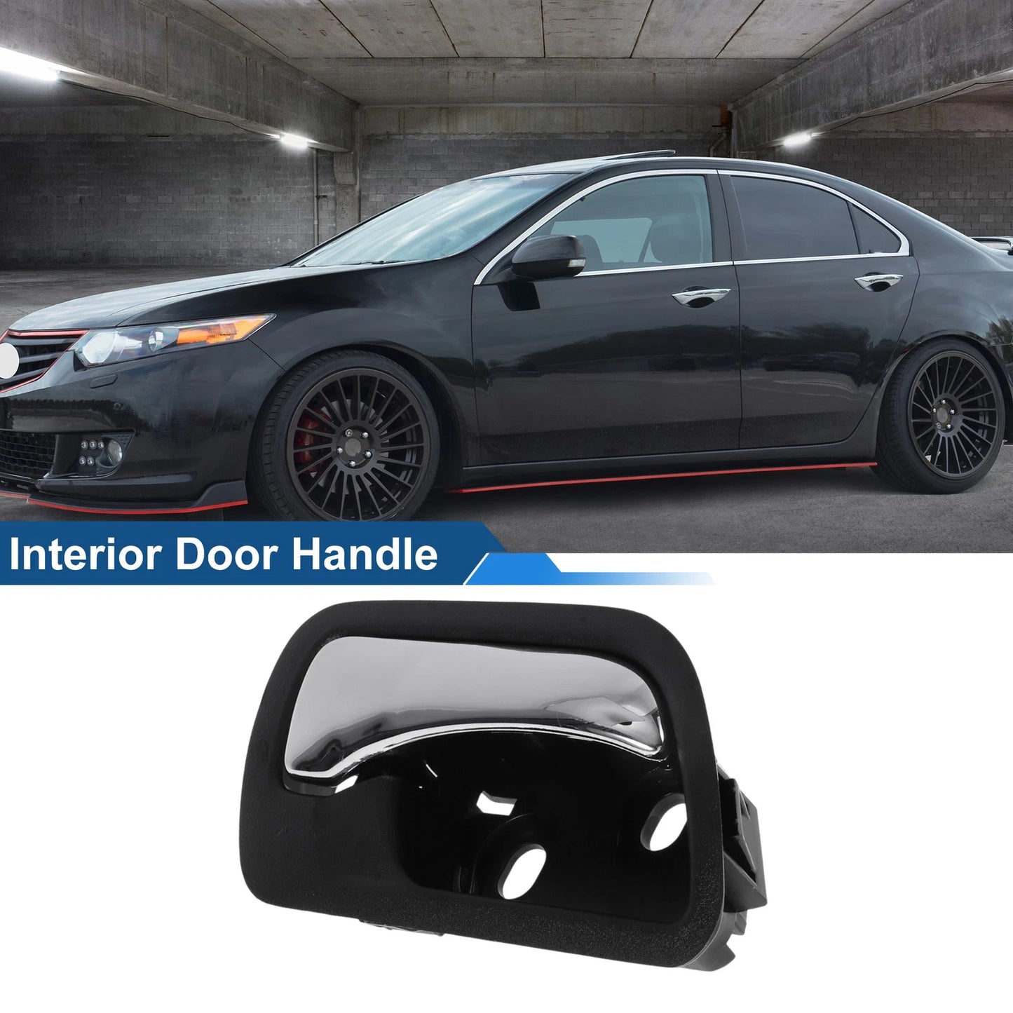 Front Driver Side Door Handle for Honda Accord (2003-2007) Black Chrome