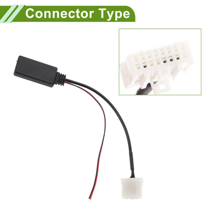 Stereo Radio Bluetooth AUX Adapter Cable for Mazda 3 (2006)