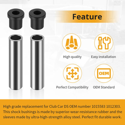 Bushing Kits for Front & Rear Leaf Springs for Club Car DS