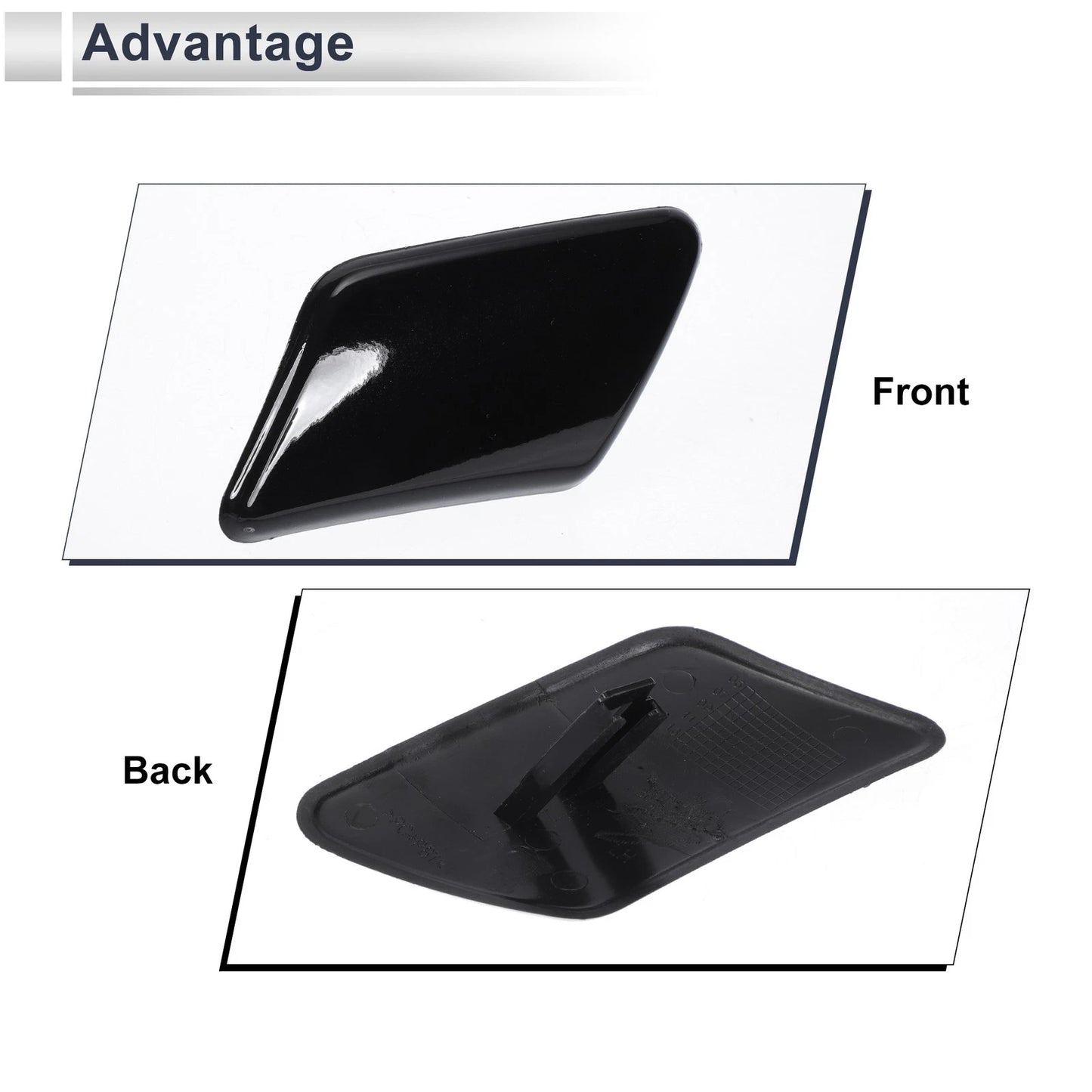 Bumper Headlight Washer Nozzle Cover for Volvo C30 (2007-2013)