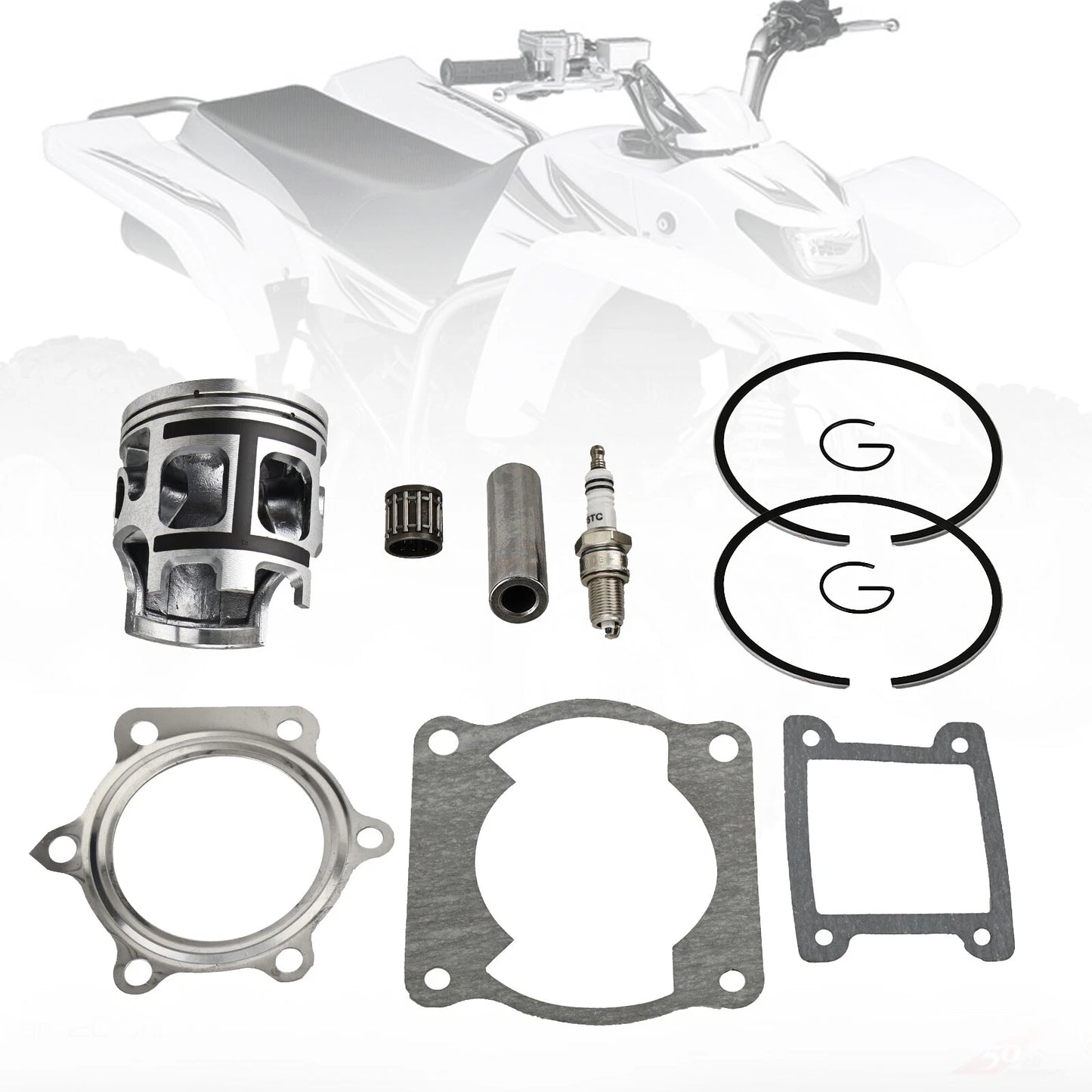 Piston Ring Set & Gaskets Std for Yamaha Blaster YFS200 (1988-2006)