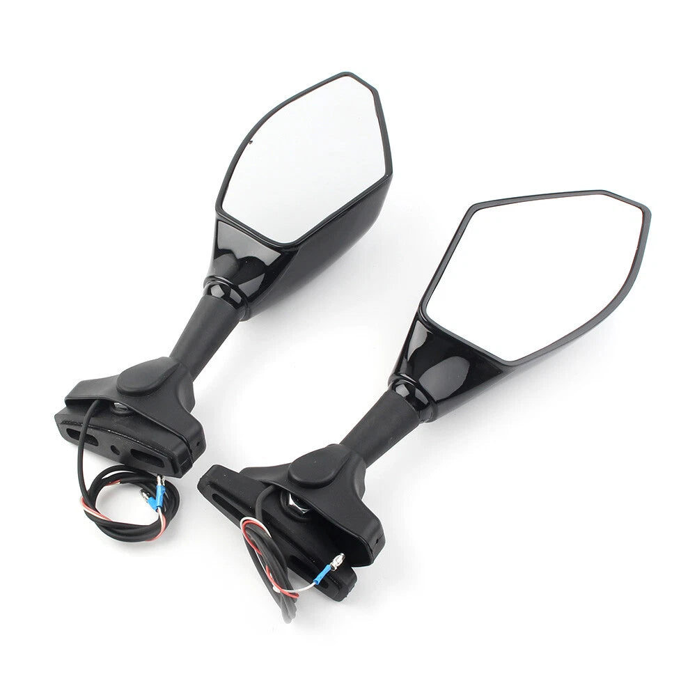 LED Turn Signal Rearview Mirror for Honda Kawasaki Yamaha Suzuki