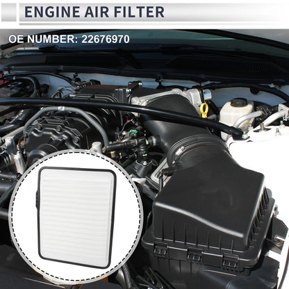 Engine Air Filter for Chevrolet Equinox (2005-2009) 1 Pc
