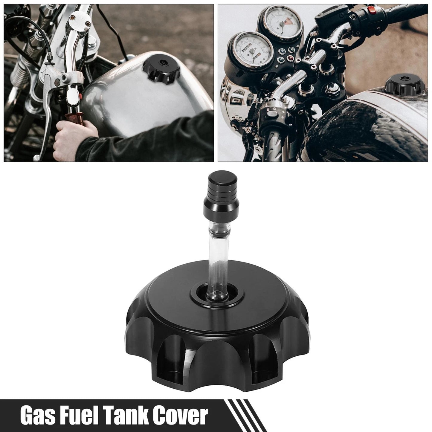 Gas Fuel Tank Cap / 1 Set / Aluminum Alloy for Off-Road Motorcycle
