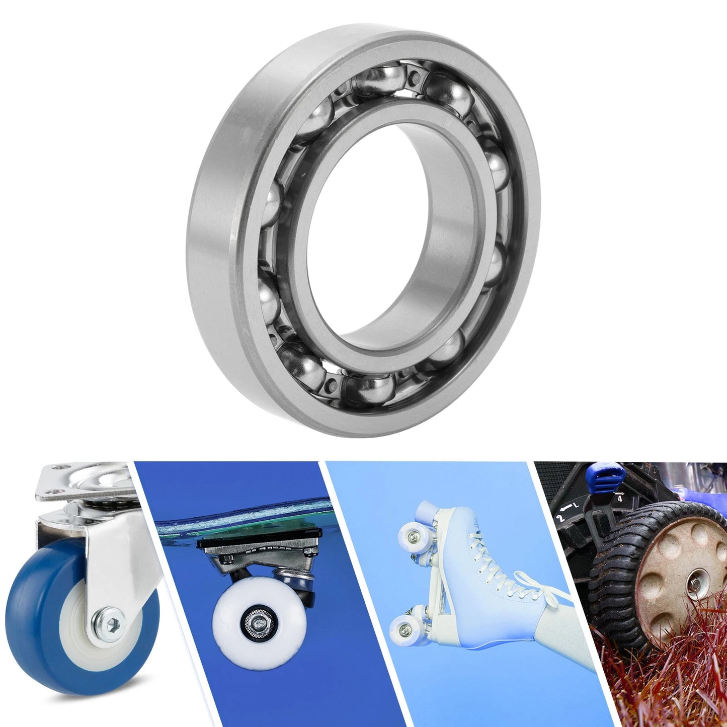 6211 / 55x100x21mm / Deep Groove Ball Bearings for Scooter Skateboard Wheel
