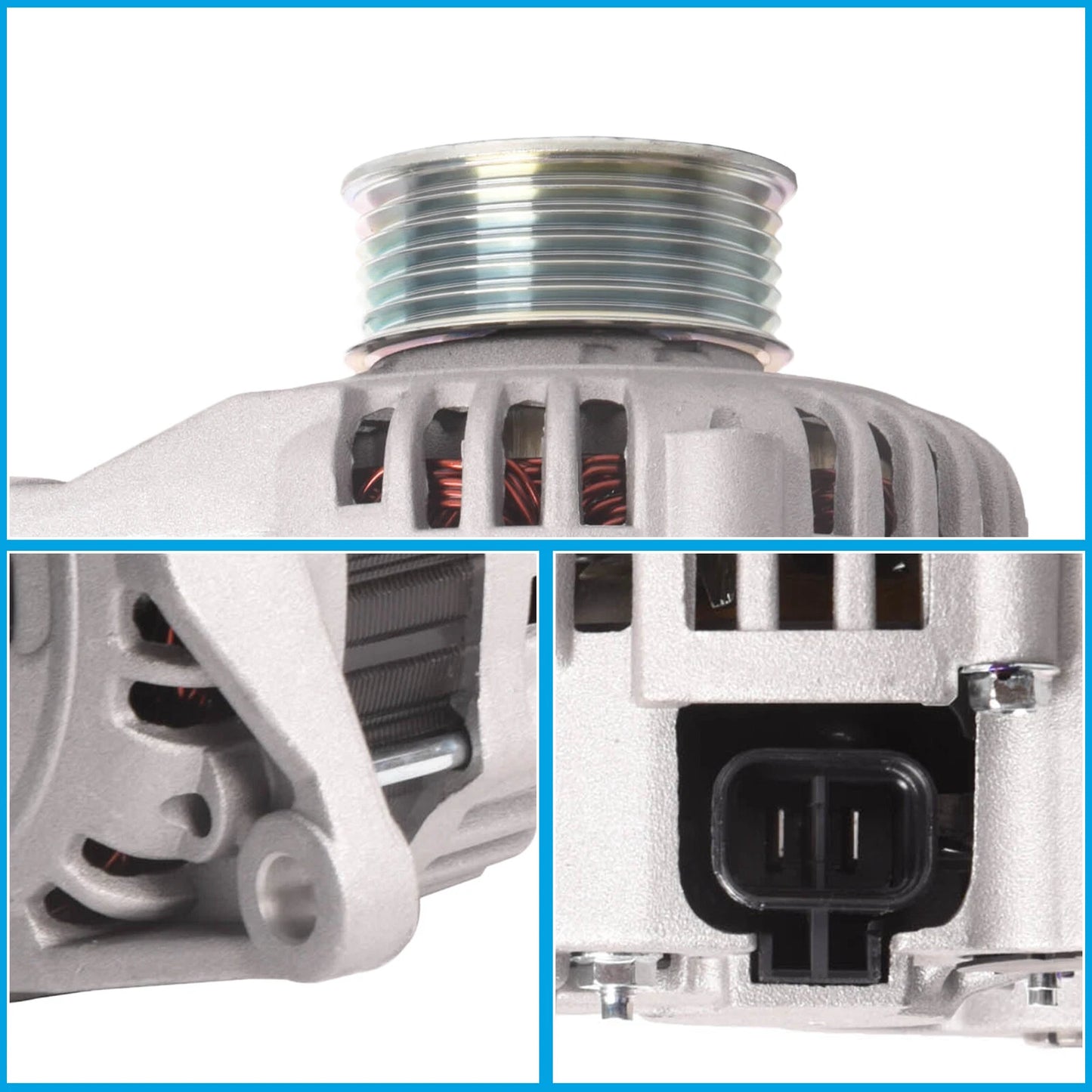 90A Alternator for Nissan Pathfinder R50 3.3L Petrol VG33E (1995-2005)