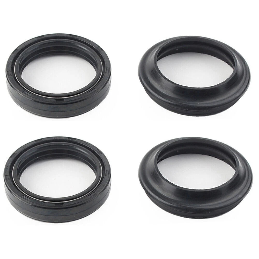 4 x Black Oil Seals Dust Seals for Front Fork Damper Shock Absorber (50-63)