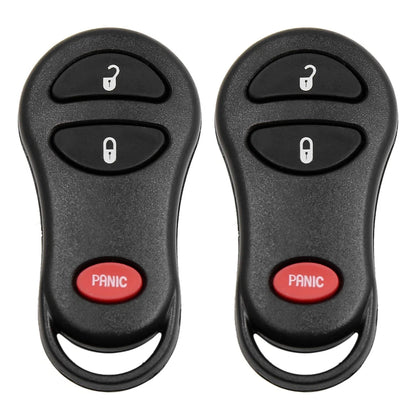 2 x Key Fob Remote Case Shell Replacement for Dodge (2001-2005)