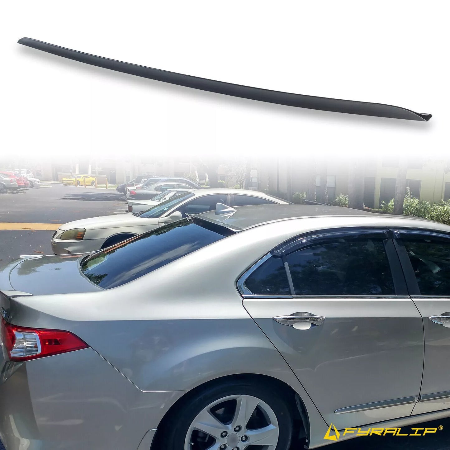 Black Roof Spoiler for Honda TSX CU2 Sedan (2009-2014)