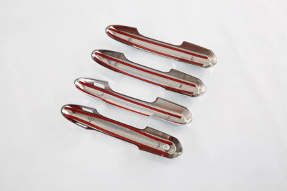Chrome Style Side Door Handle Decor Cover Trim for 2020-2023 Toyota Highlander (2020-2023)
