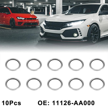 10 x M20 Oil Drain Plug Gaskets for Subaru Legacy, DL, Deluxe, Brat (1985-1994)