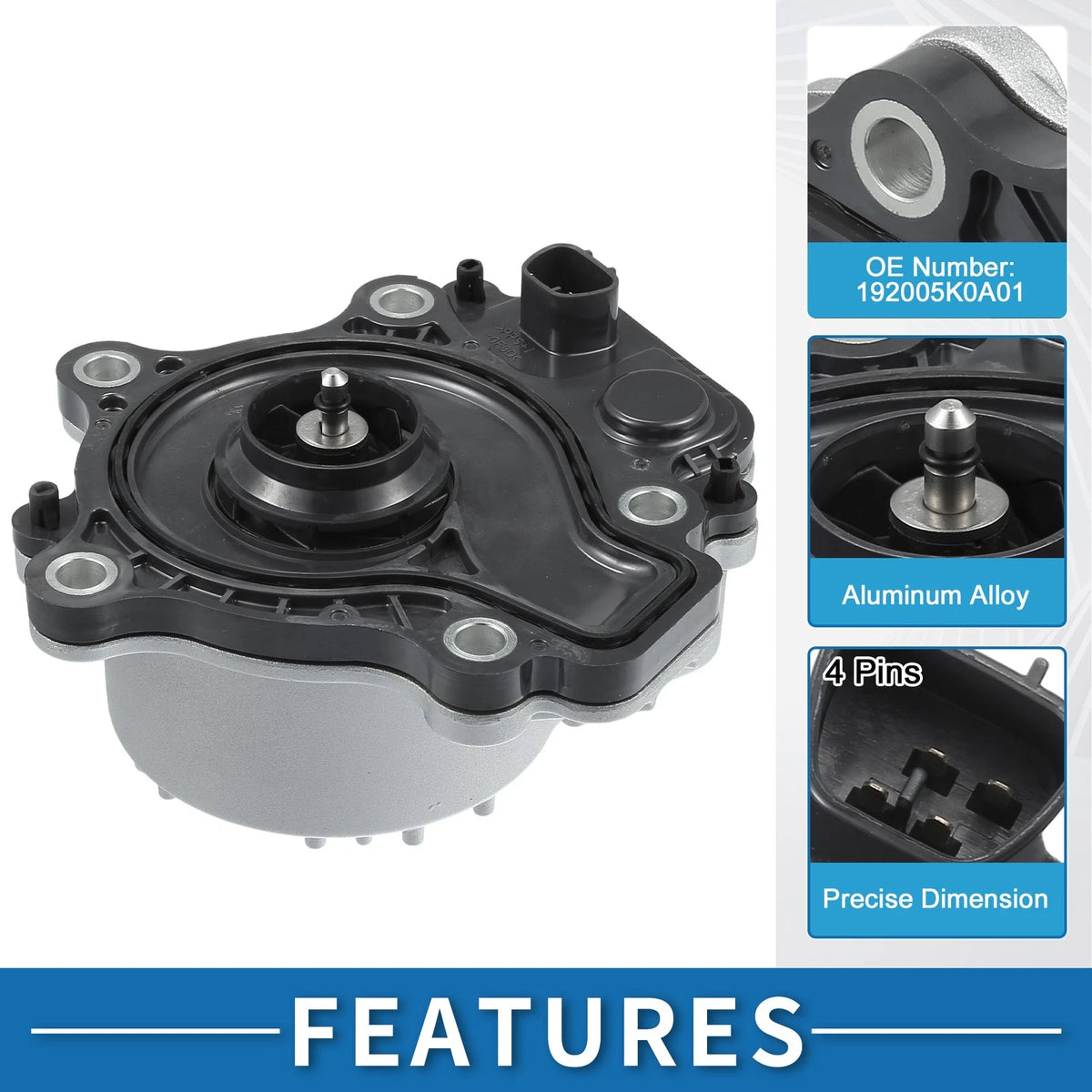 Electric Water Pump for Honda Accord, Clarity (2014-2020)