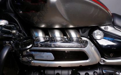 Plenum Cover Trim for Triumph Rocket 3 (2020-2022) Carbon Fiber