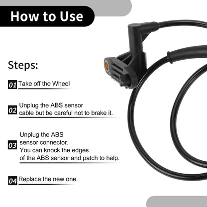 ABS Wheel Speed Sensor Rear Right for Ford Explorer (2006-2010)