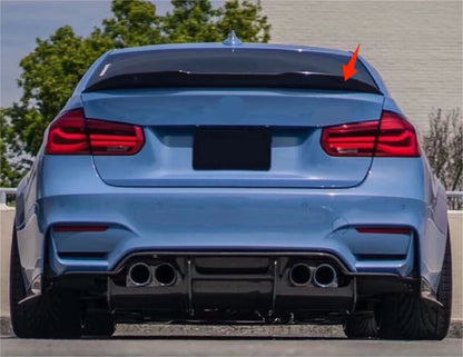 ABS Trunk Spoiler PSM Style Black for BMW 3 Series F30 F80 Sedan (2012-2018)