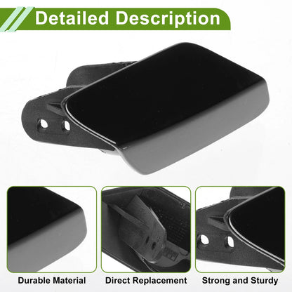 Washer Nozzle Cover Cap for BMW 320i (2013-2018) Black