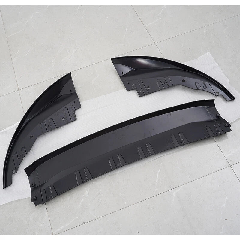 Gloss Black ABS Front Bumper Spoiler Lip Kit for 2020-2024 BMW 4 Series G26