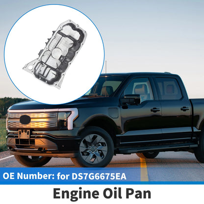 Engine Oil Pan for Ford Escape 2013-2018 Aluminum Silver Tone 1 x Pc