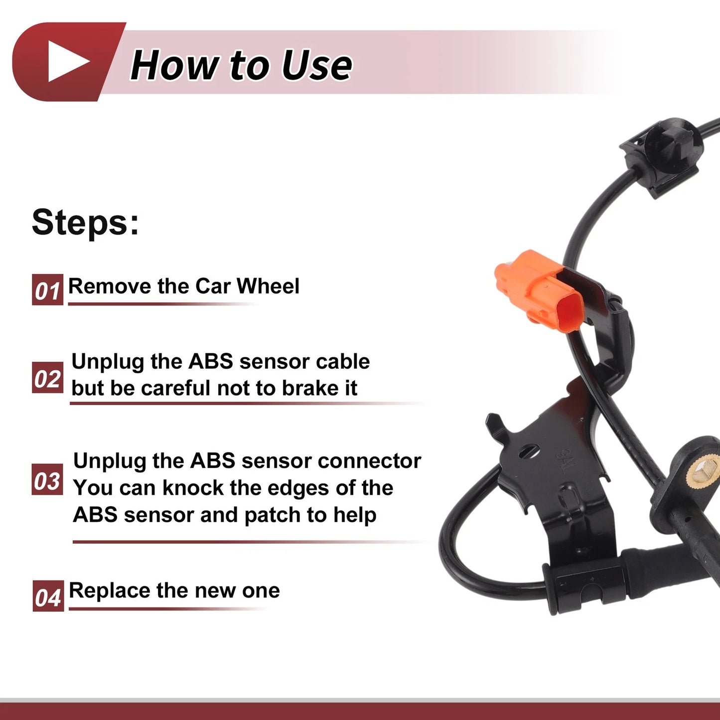 ABS Wheel Speed Sensor for Honda CR-V (2002-2006) Front Left