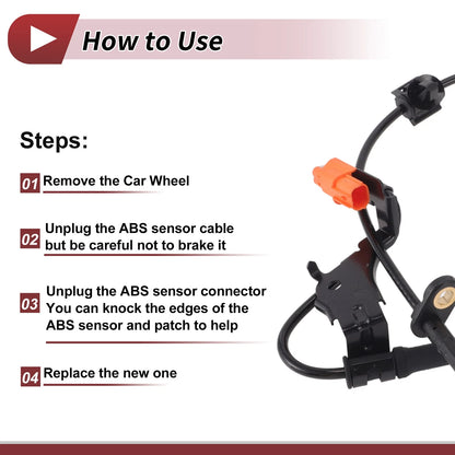 ABS Wheel Speed Sensor for Honda CR-V (2002-2006) Front Left