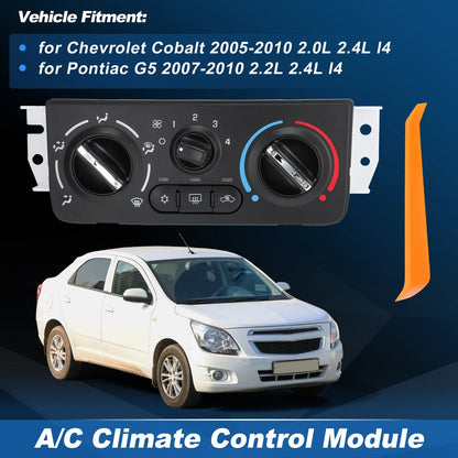 A/C Heater Climate Control Module Panel for Chevrolet Cobalt (2005-2010)