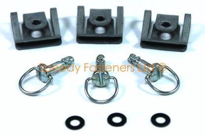 3x ITG JC70/JC71 Luftfilter 4mm Befestigung Schnellverschluss for JC70 JC71