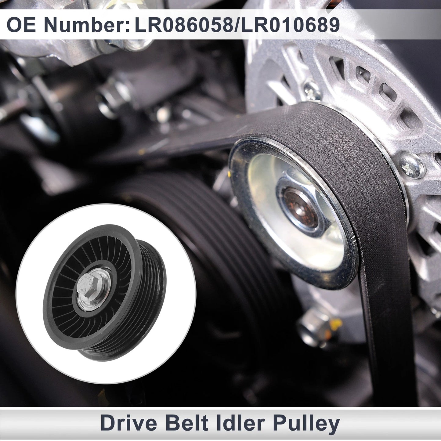 Drive Belt Idler Pulley for Land Rover Range Rover (2009-2020) 1 Pc