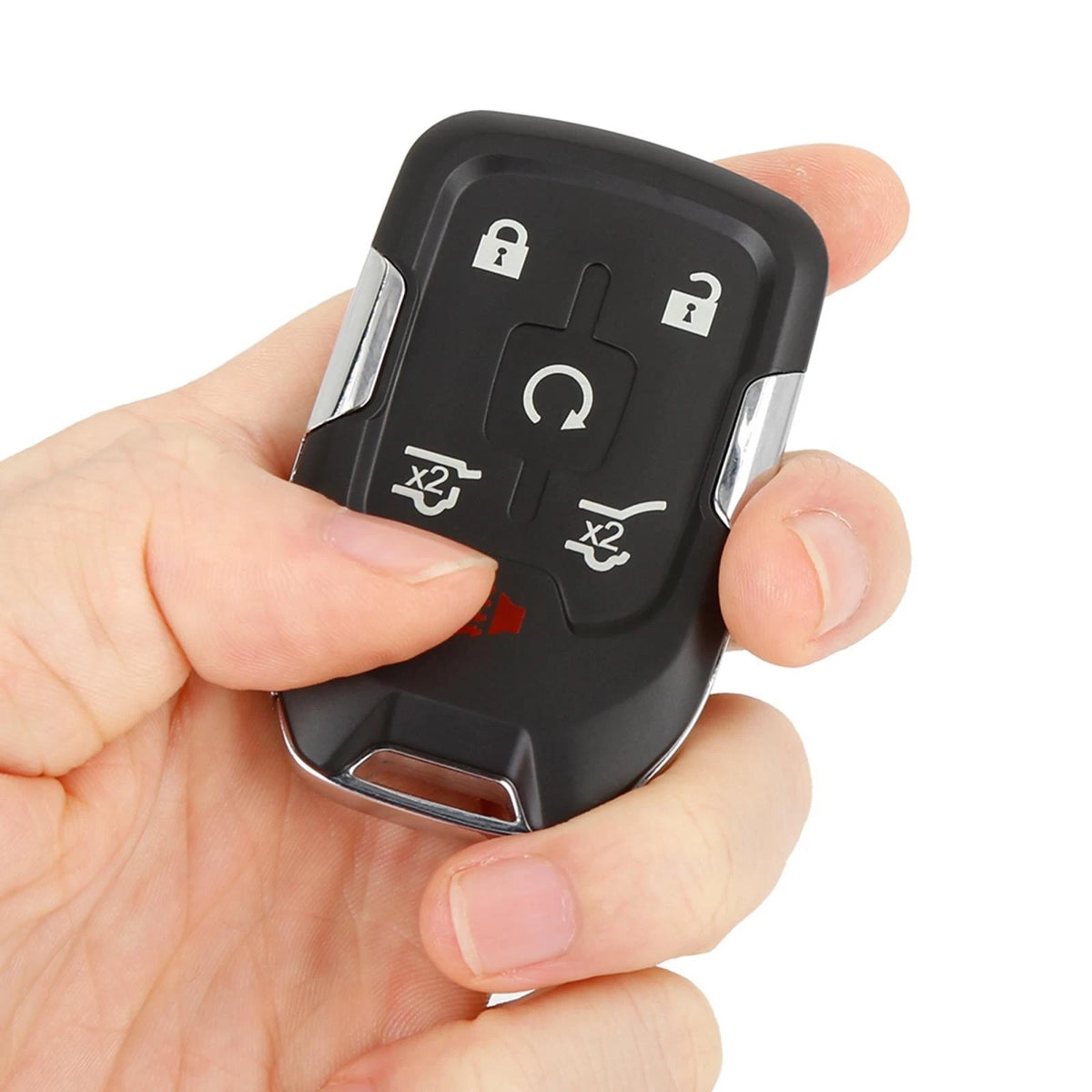 Car Key Shell Case for GMC Yukon XI and Chevrolet Tahoe 6 Key Button