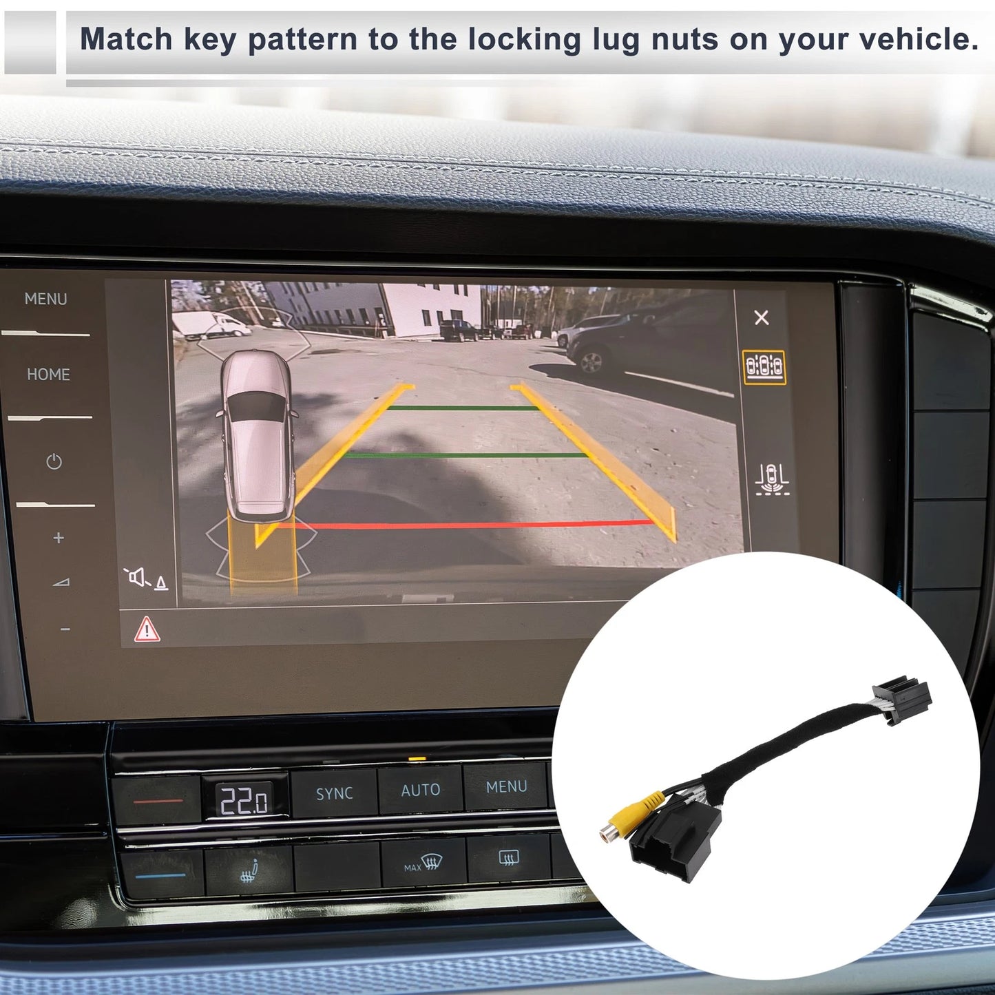 Wire Harness Cable Rear View Camera for Chevrolet Explorer (2016–2019)