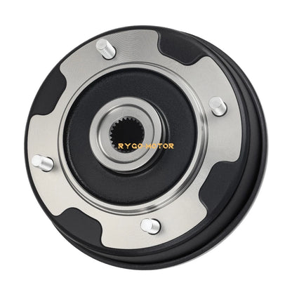 2x Rear Brake Drums for Kawasaki Mule 550 KAF300C (1997–2004)