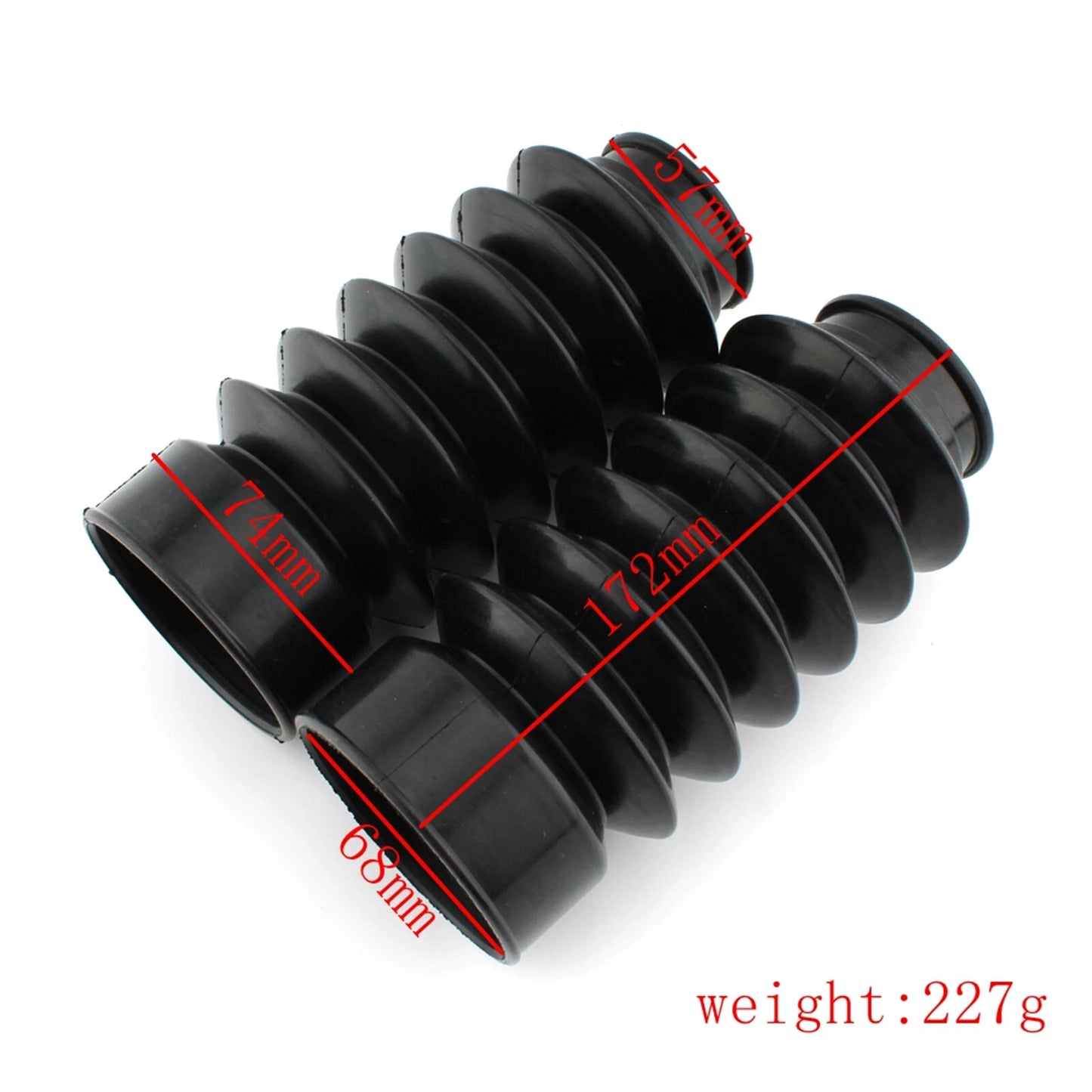Front Fork Shock Absorber Dust Covers for Triumph Bonneville Bobber (2017-2023)