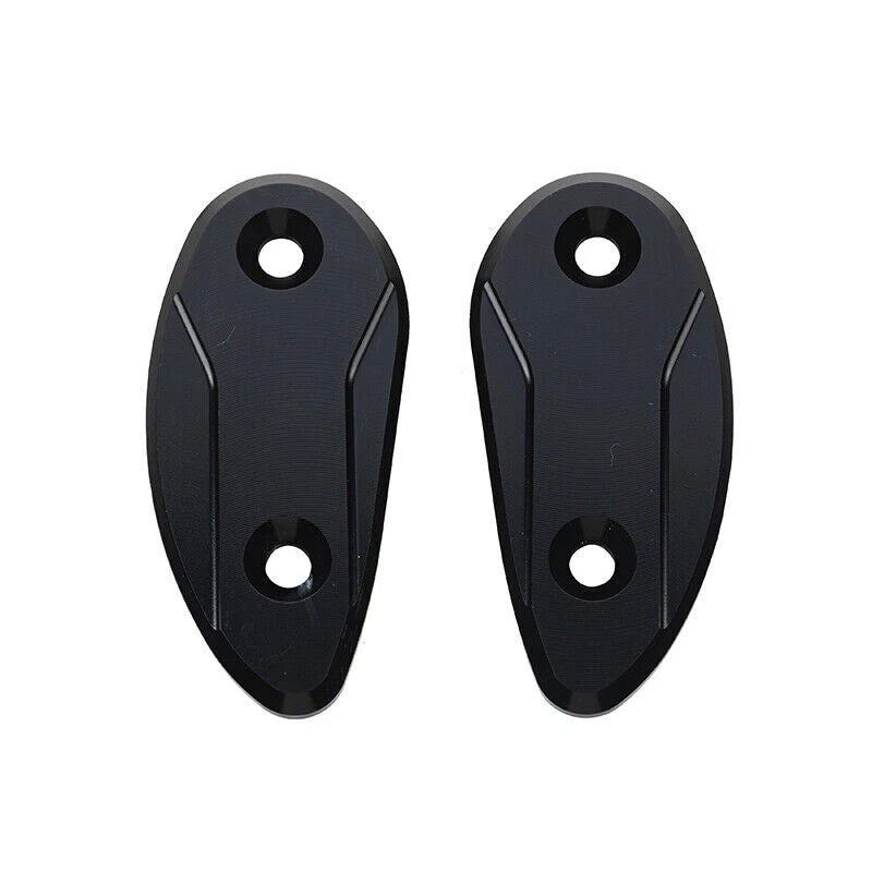 Rearview Mirror Block Off Base Plates for Honda CBR1000RR 2008-2017 Black
