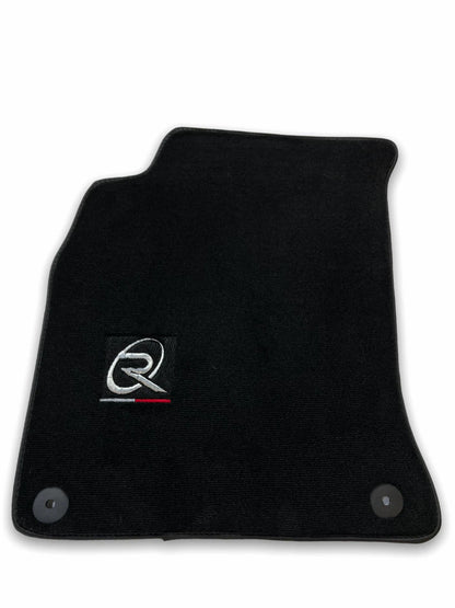 Luxury Black Carpet Floor Mats for Audi Q7 (2016-2022) 4M LHD