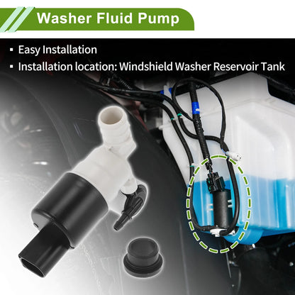 Windshield Washer Pump w/Grommet for VOLVO V60 (2015-2018)