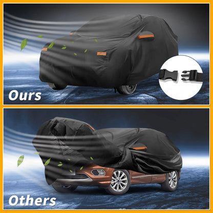 Waterproof All Weather Car Cover for Ford Kuga (2013-2023) Black 190T-PU