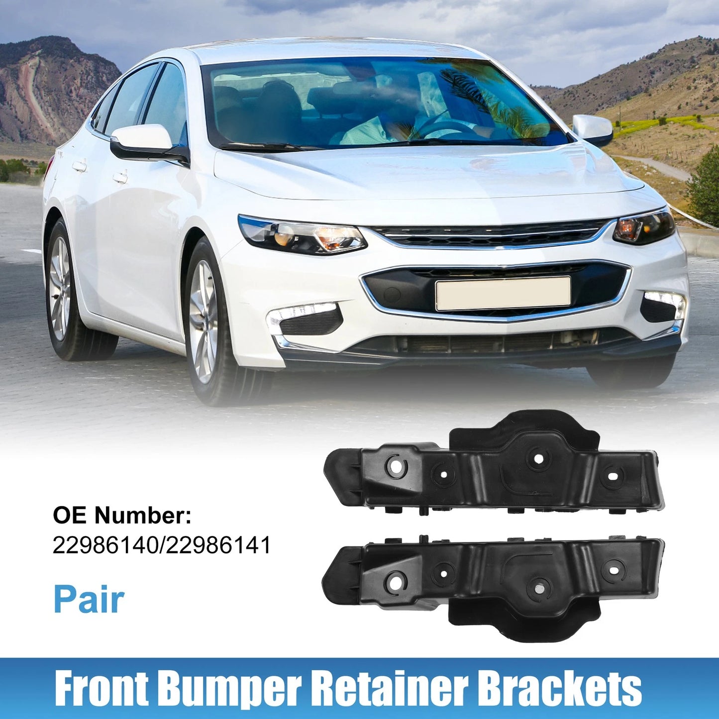 1 Pair Front Bumper Mounting Support Bracket for Chevrolet Malibu