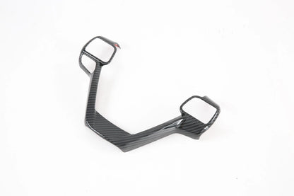 LHD Inner Steering Wheel Carbon Fiber Cover Trim for Toyota Sienna (2015-2020)