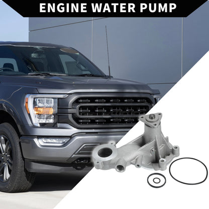 Water Pump for Ford F-150 (2011-2022) with Rubber Band Kit 1 Set